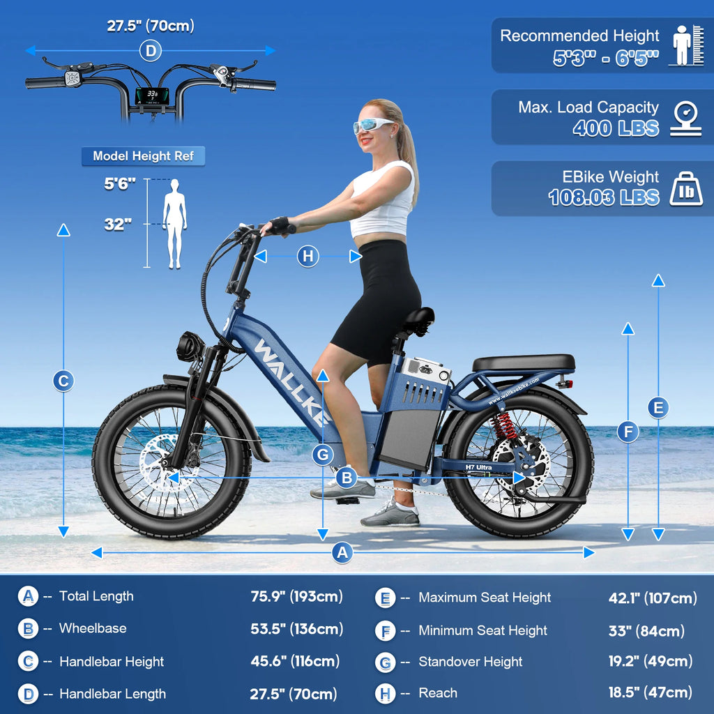 Wallke H7 Ultra 4000W Long Range E-Bike