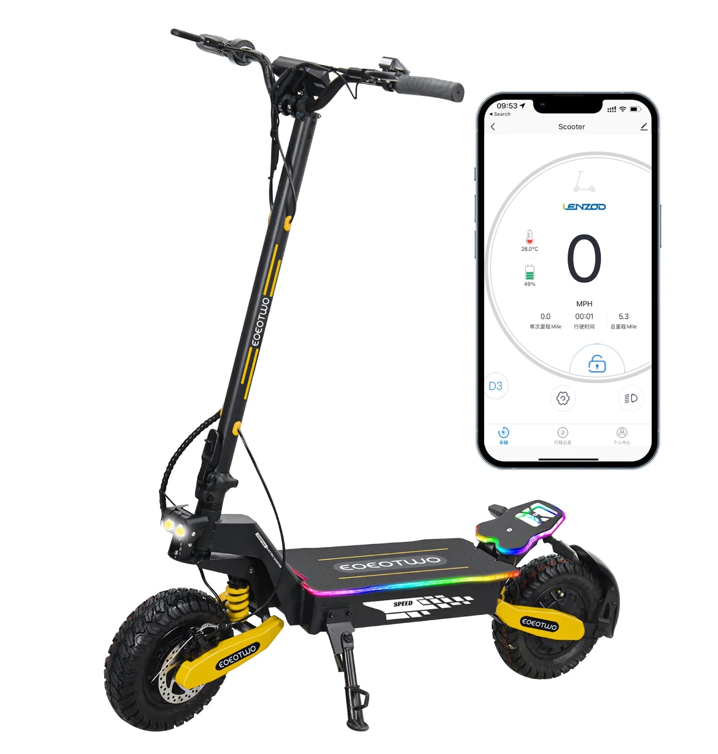2400W Dual Motor Off-Road E-Scooter