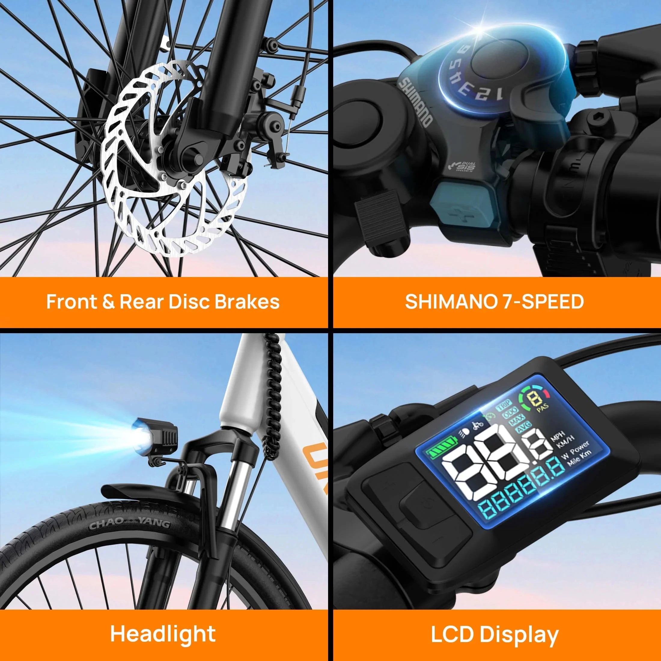 Peak 750W Commuter E-Bike