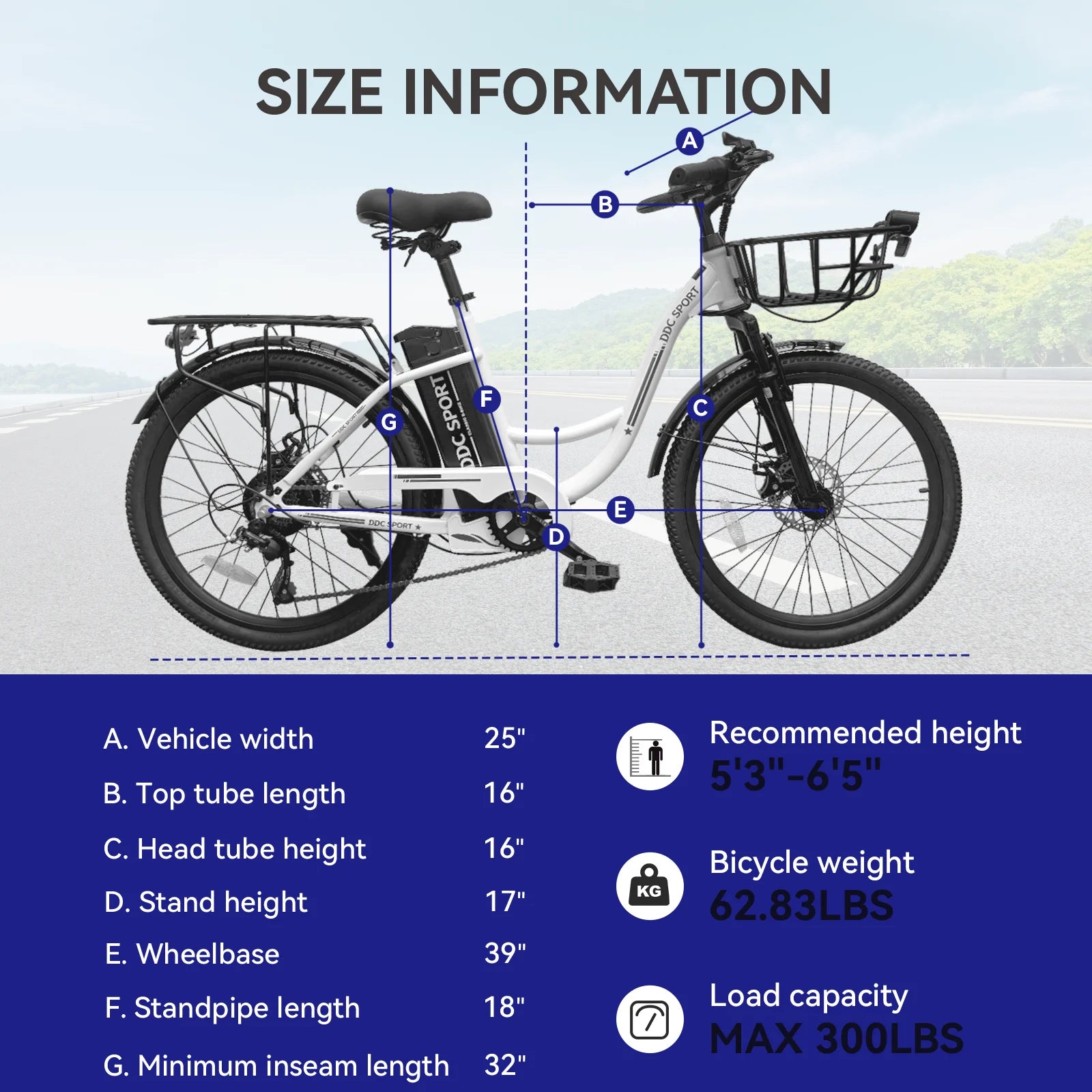 24" Cruiser Step-Through E-Bike