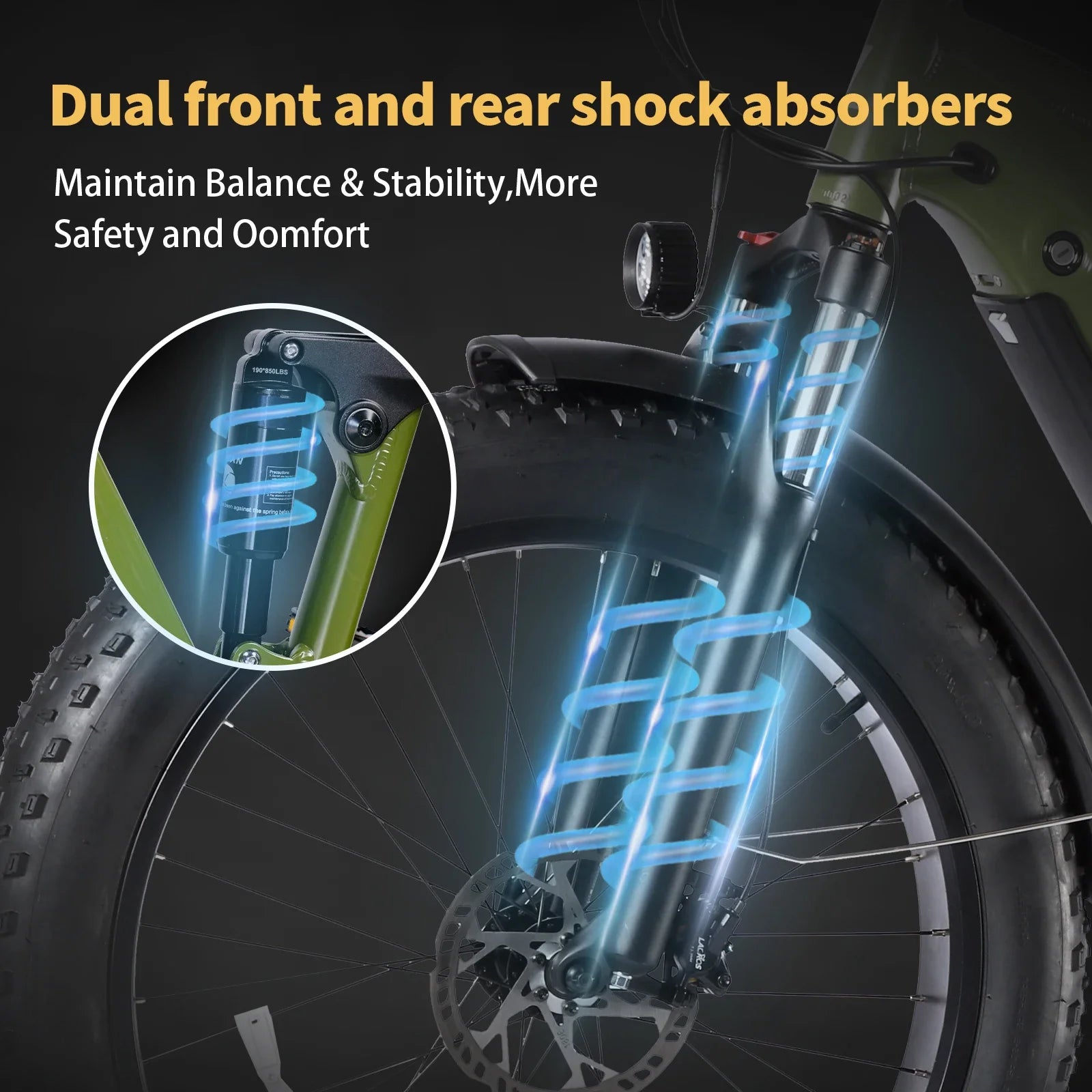 Lacros Thunder 750W Fat Tire E-Bike