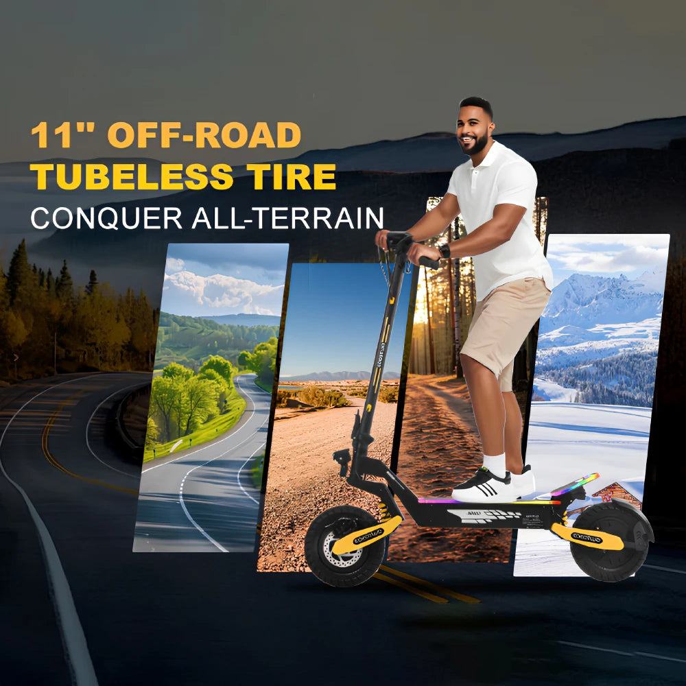 2400W Dual Motor Off-Road E-Scooter