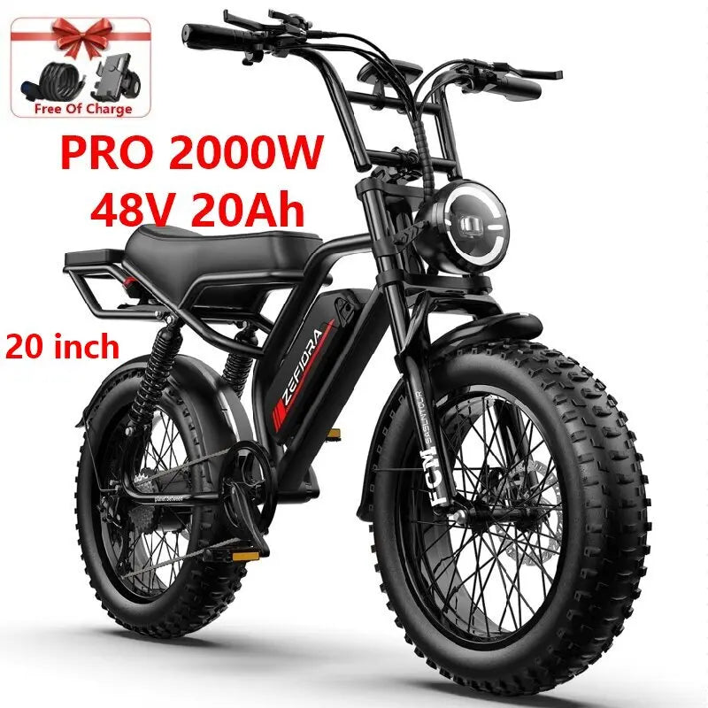 1000–2000W Long Range E-Bike