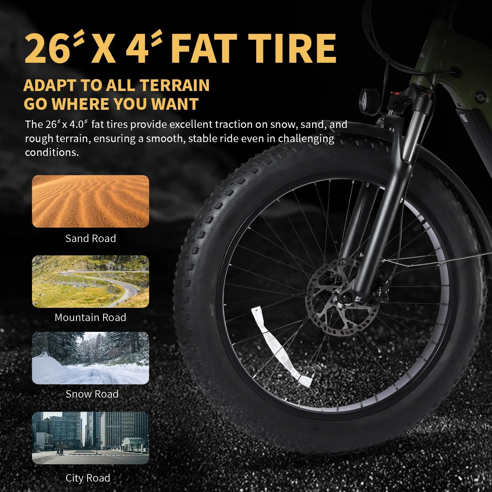 Lacros Thunder 750W Fat Tire E-Bike
