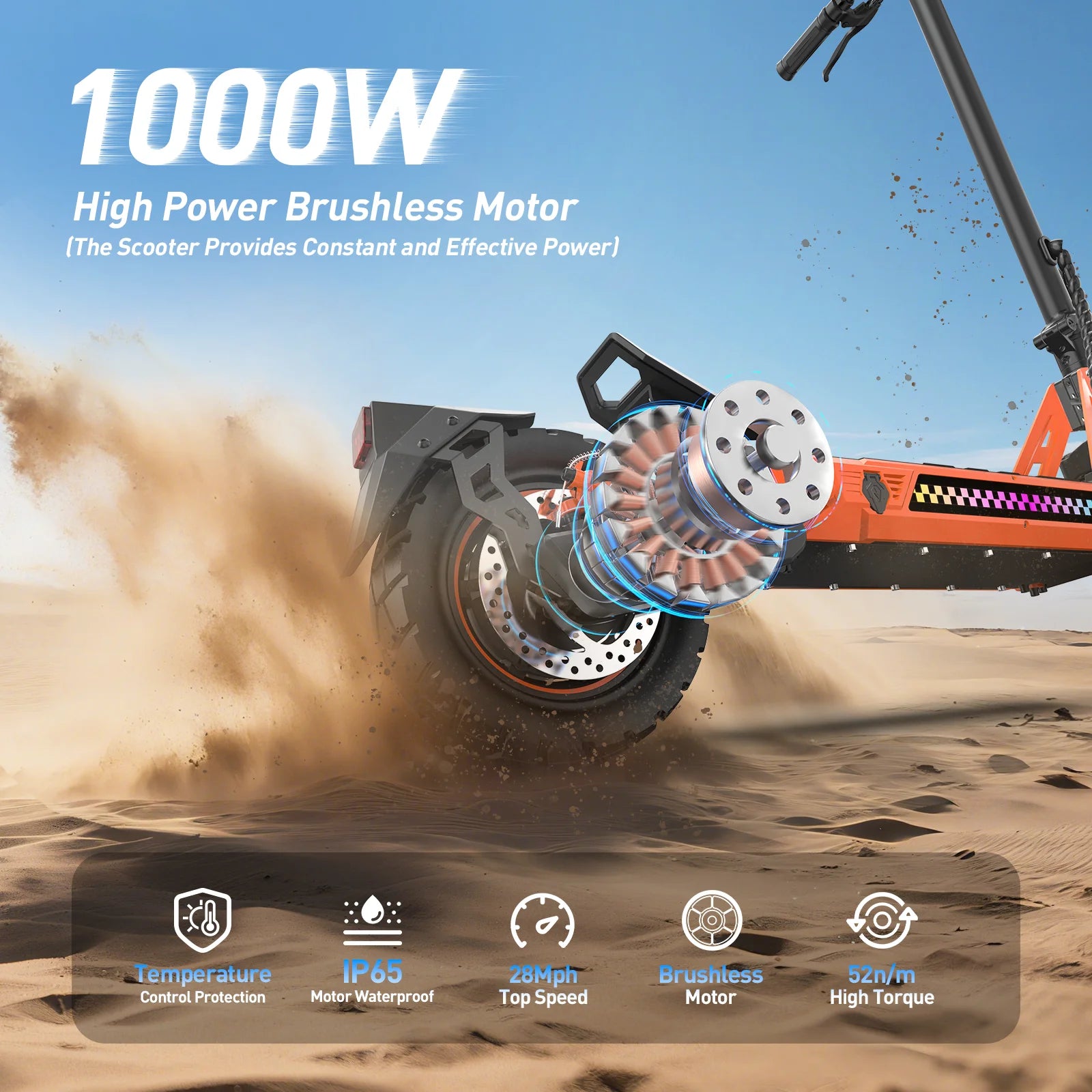 TOFUN TF3 1000W All-Terrain Scooter