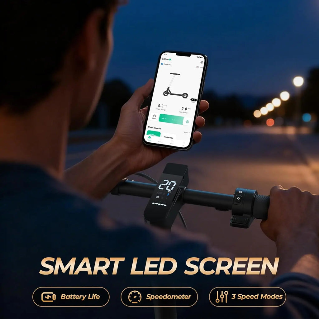 Foldable Dual Suspension Commuter Scooter