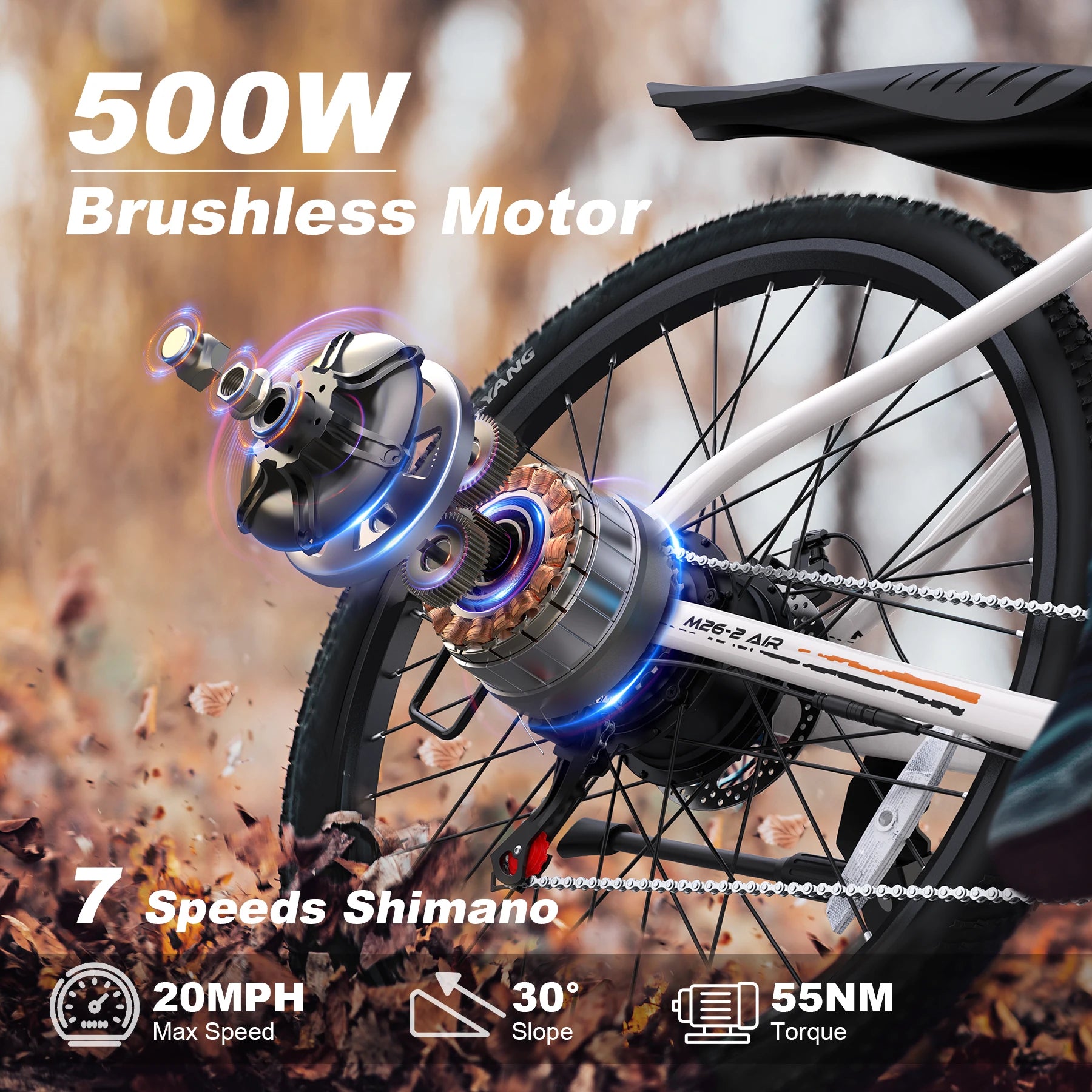 Varun 500W Road E-Bike (26")