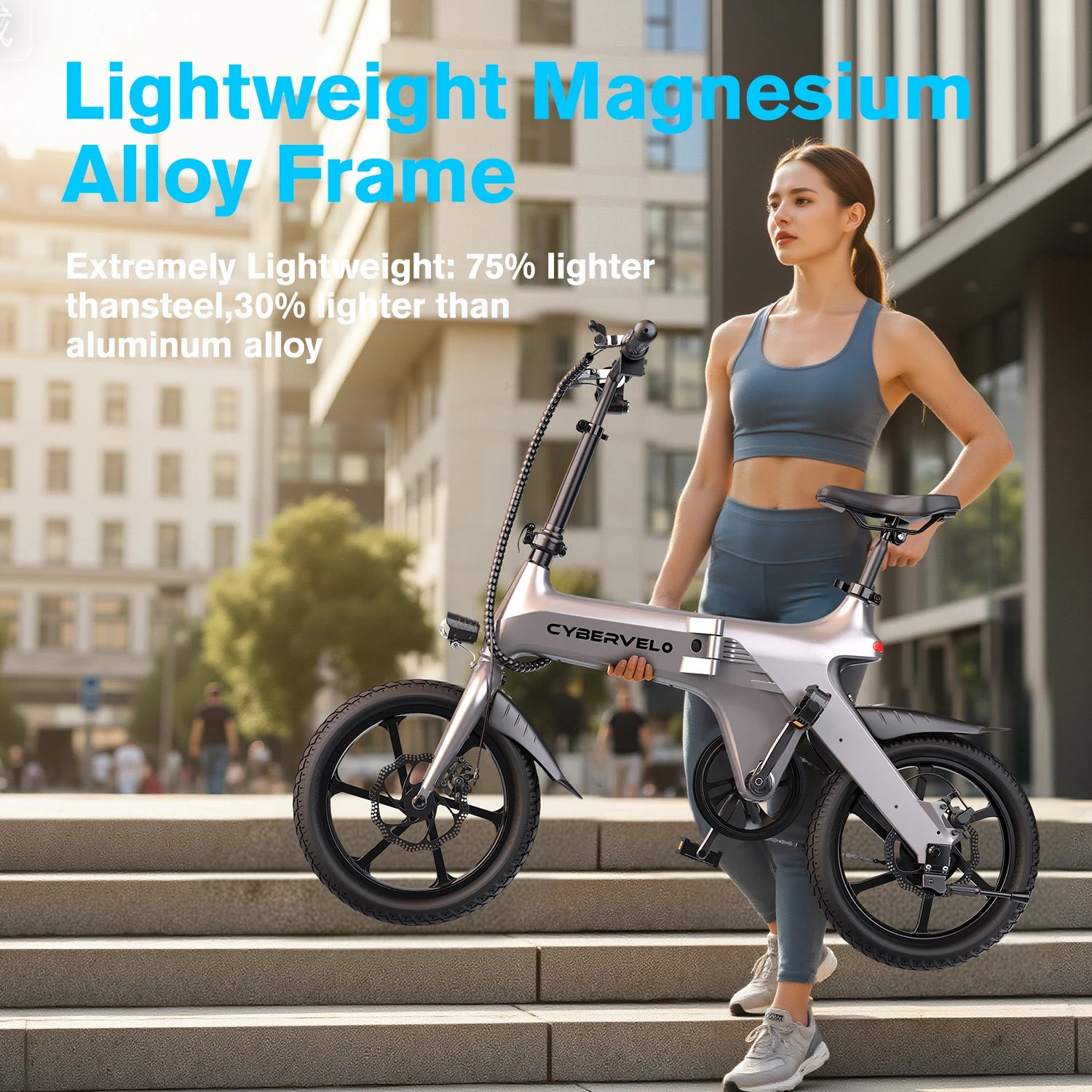 Cybervelo Folding City E-Bike