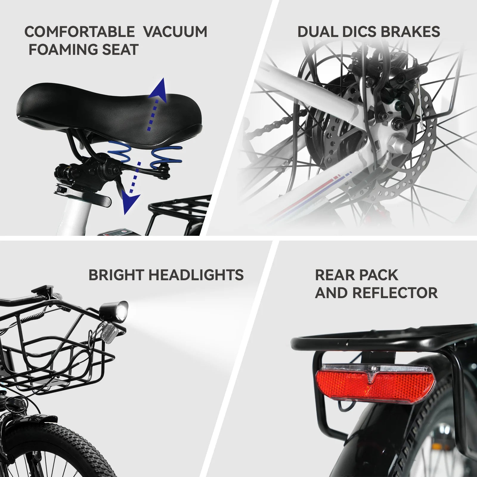 24" Cruiser Step-Through E-Bike