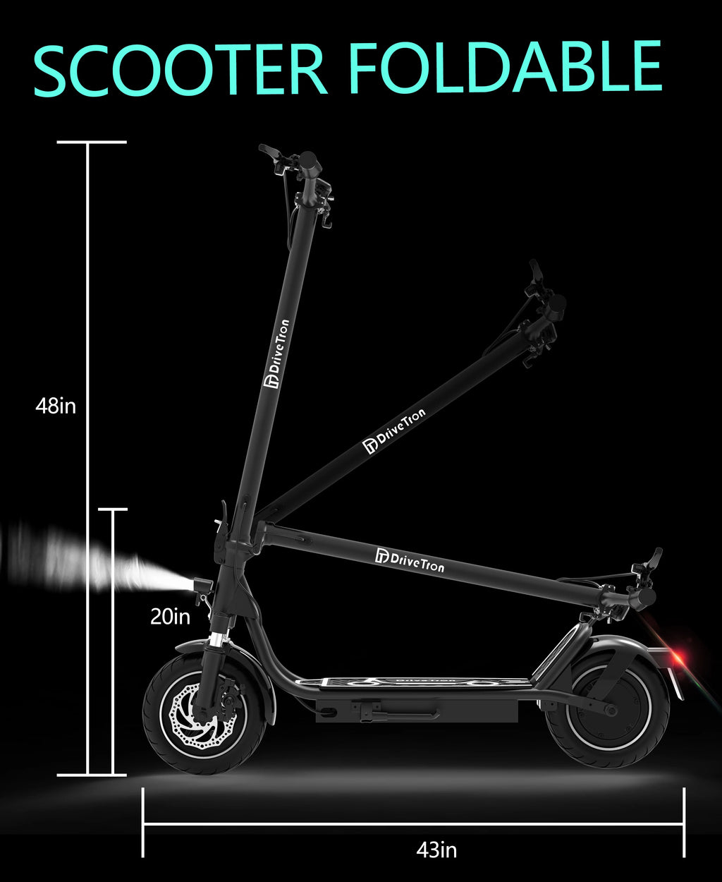 DriveTron DT01 Lightweight Commuter Scooter